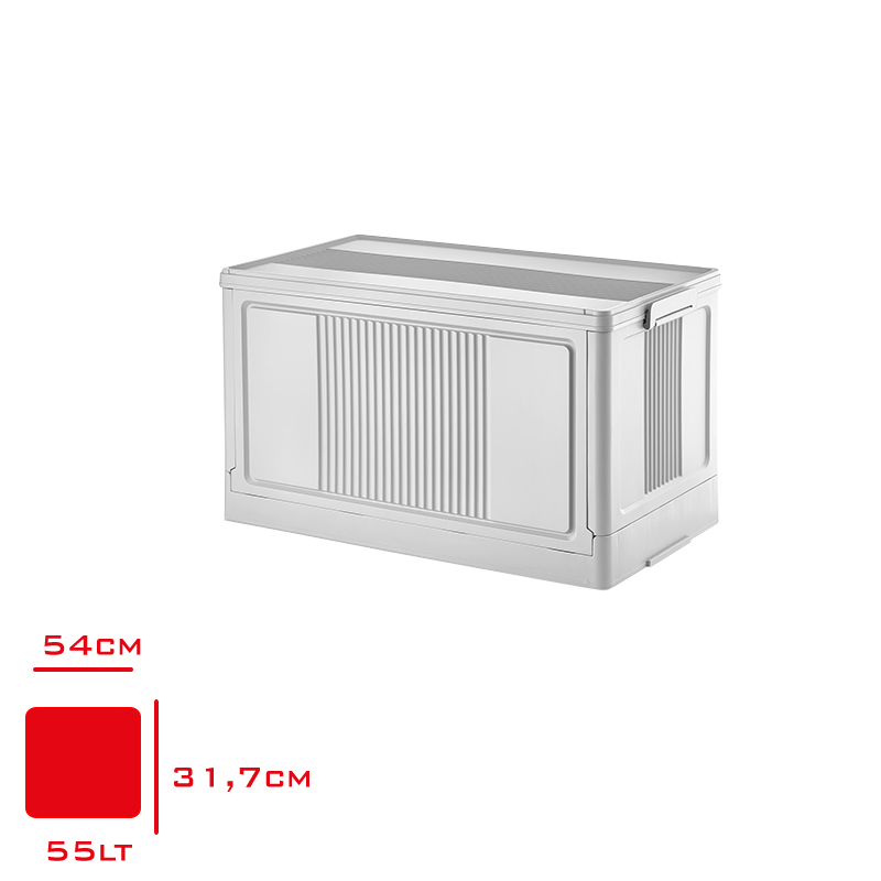 EMAY KATLANIR KASA FOLD&GO 55 LT BEYAZ  EH-34504