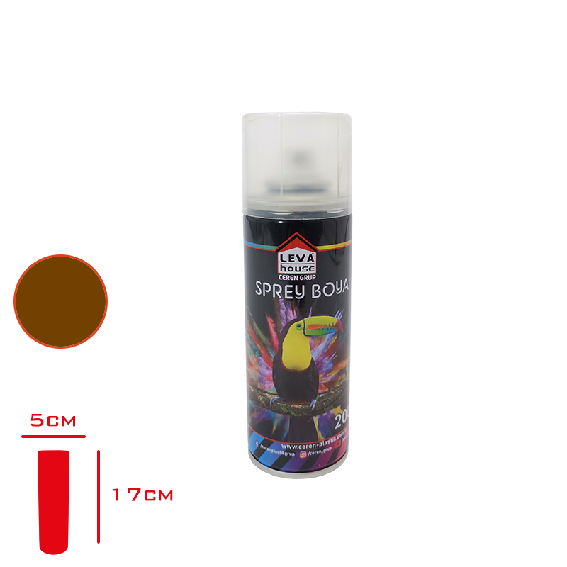 LEVA SPREY BOYA KAHVERENGI 200 ML