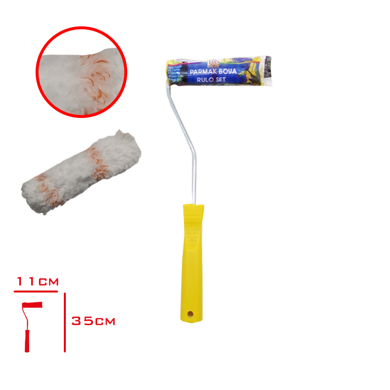 LEVA PARMAK BOYA RULOSU SET 10 CM LV-3284