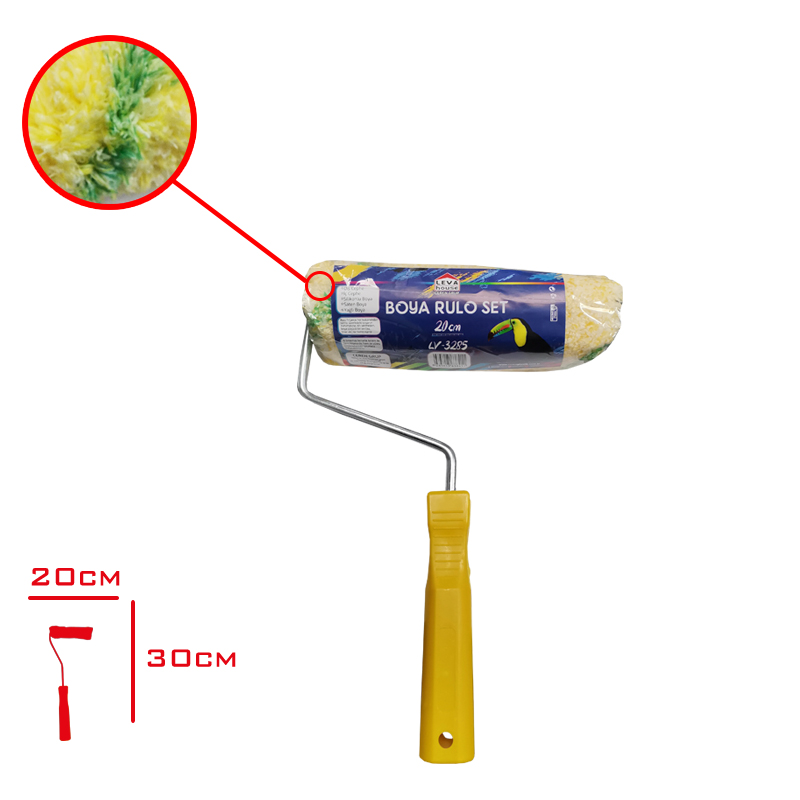 LEVA BOYA RULOSU TAKIM PLASGOOD 20 CM LV-3285