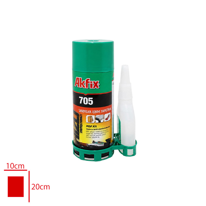 AKFIX HIZLI YAPISTIRICI MDF KIT 400 ML+100 GR GA065/705
