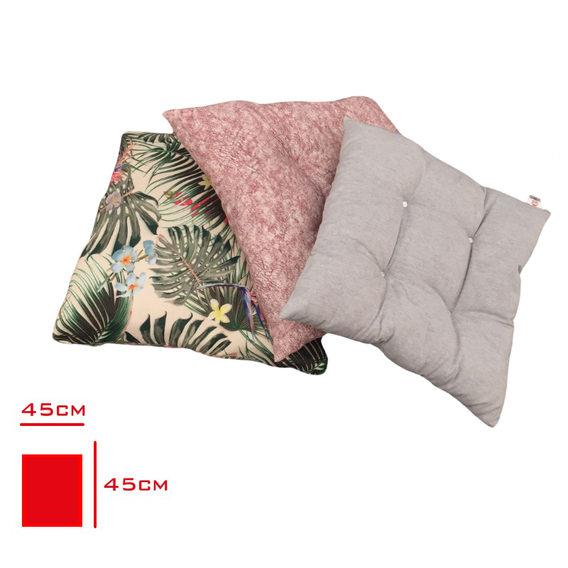 LEVA HOUSE ELYAF DOLGULU LUKS MINDER 45*45 CM