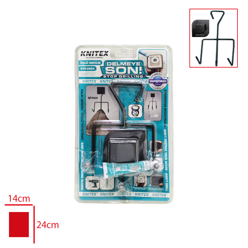 KNITEX ASKI 3 LU SIYAH KTX-2923