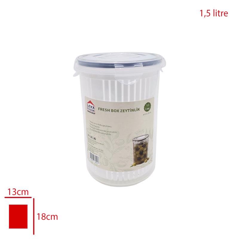 LEVA HOUSE FRESH BOX ZEYTINLIK 1,5 LT