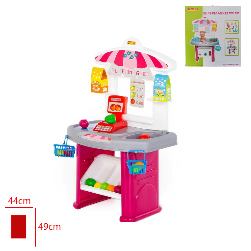 POLESIE SUPERMARKET MINI SET KUTULU  58614