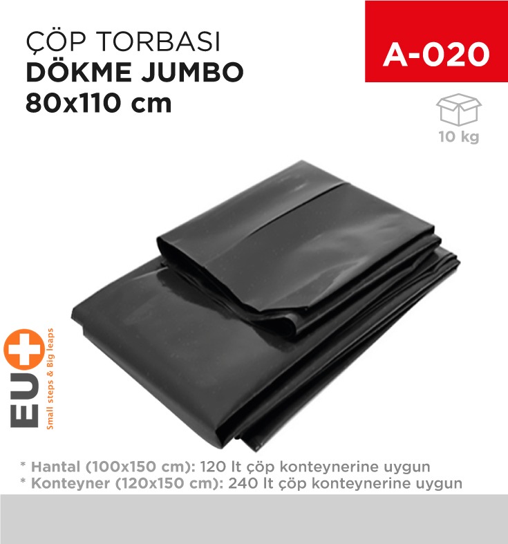 ÇÖP TORBASI JUMBO DÖKME 80*110 CM