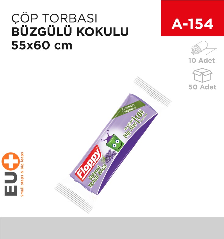 ÇÖP TORBASI BÜZGÜLÜ KOKULU 55*60 CM (834)