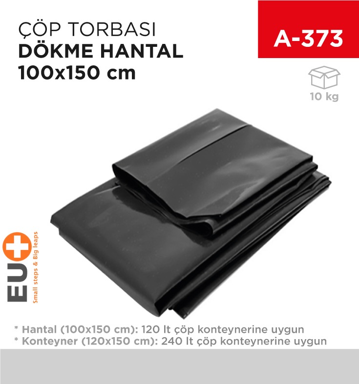 ÇÖP TORBASI HANTAL DÖKME 100*150 CM