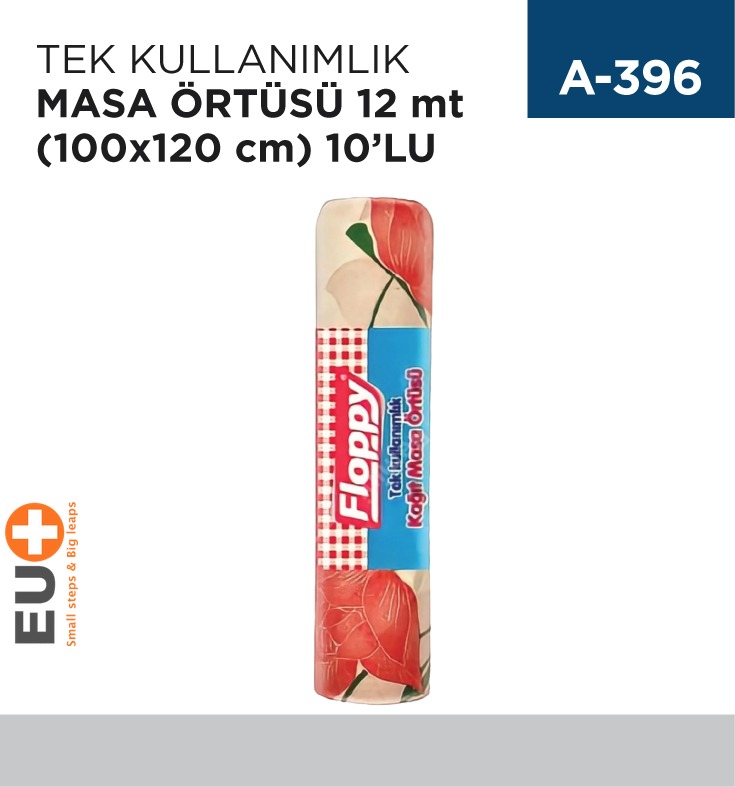 TEK KULLANIMLIK MASA ÖRTÜSÜ 12 MT (100*120) 10 LU