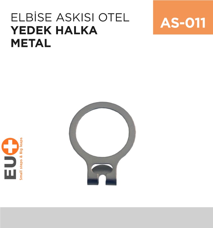 ELBİSE ASKISI OTEL YEDEK HALKA METAL