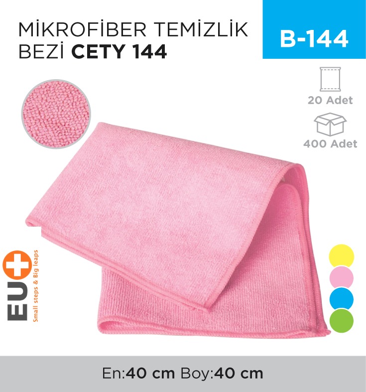 MİKROFİBER TEMİZLİK BEZİ CETY 144