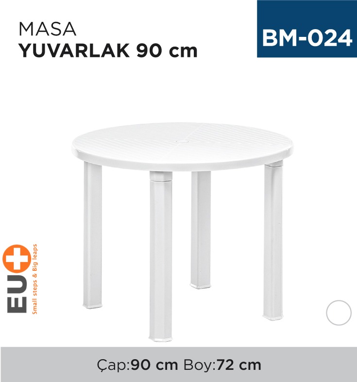 MASA YUVARLAK 90 CM (2550)