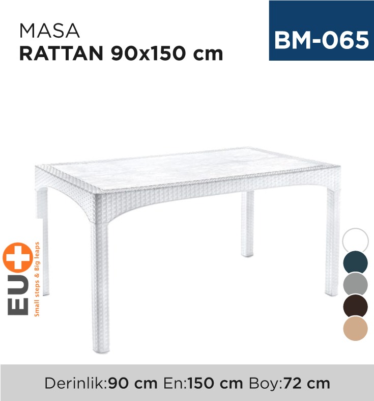 MASA RATTAN 90 CM*150 CM (2587)