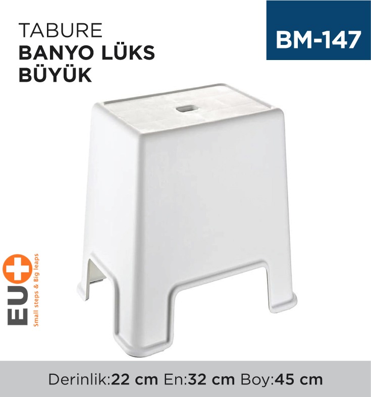 TABURE BANYO LÜKS BÜYÜK (ÇELİK AYNA)(129)