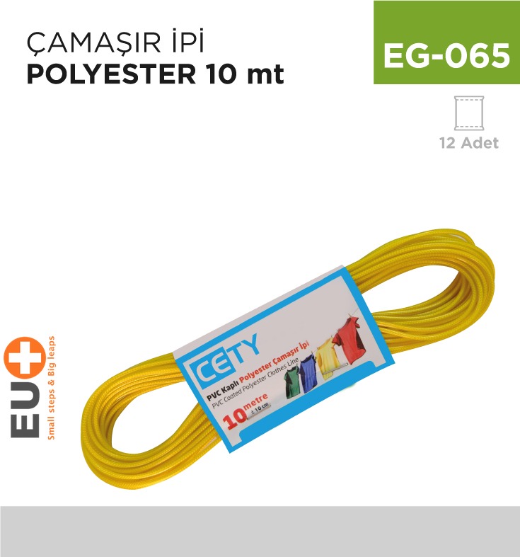 ÇAMAŞIR İPİ POLYESTER İPEK 10 MT