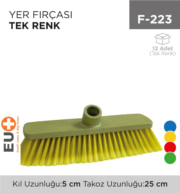 YER FIRÇASI TEK RENK ELMAS (103-411)