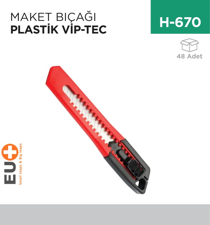 MAKET BIÇAĞI PLASTİK VİP-TEC (875107)