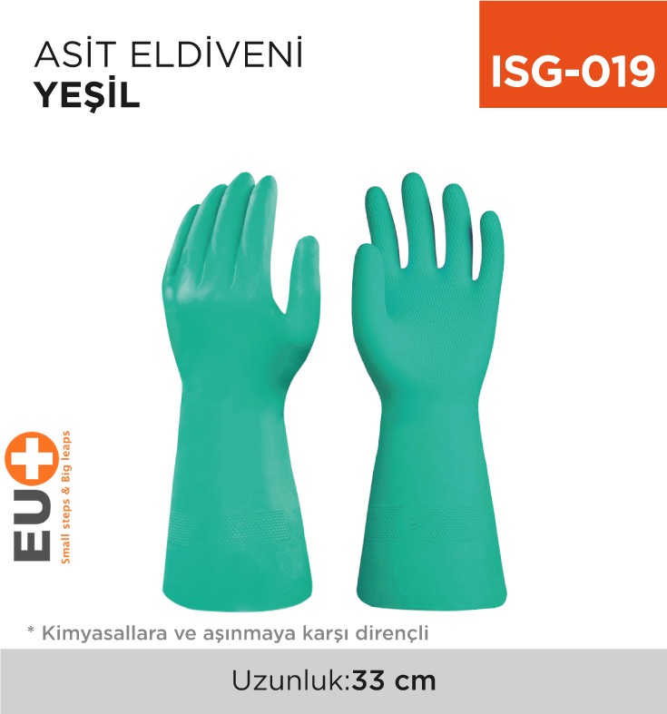 ASİT ELDİVENİ YEŞİL (NTL-33)