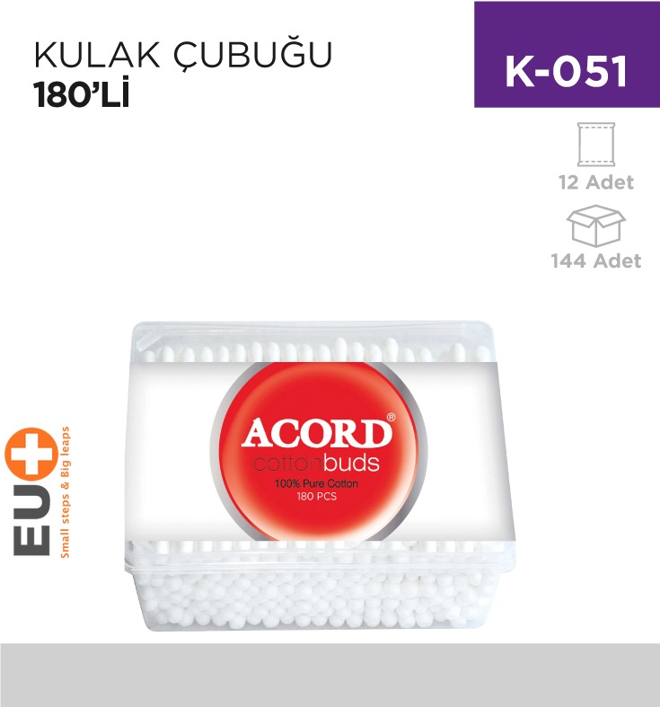 KULAK ÇUBUĞU 180Lİ (KARE KUTU)