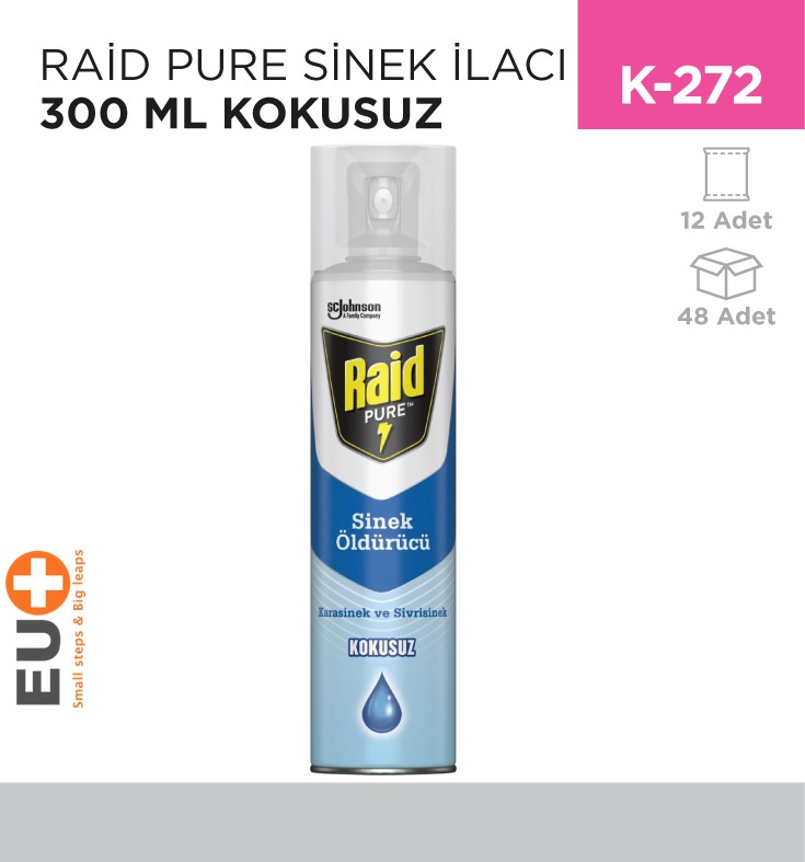 RAİD PURE SİNEK İLACI 300 ML KOKUSUZ (337638)