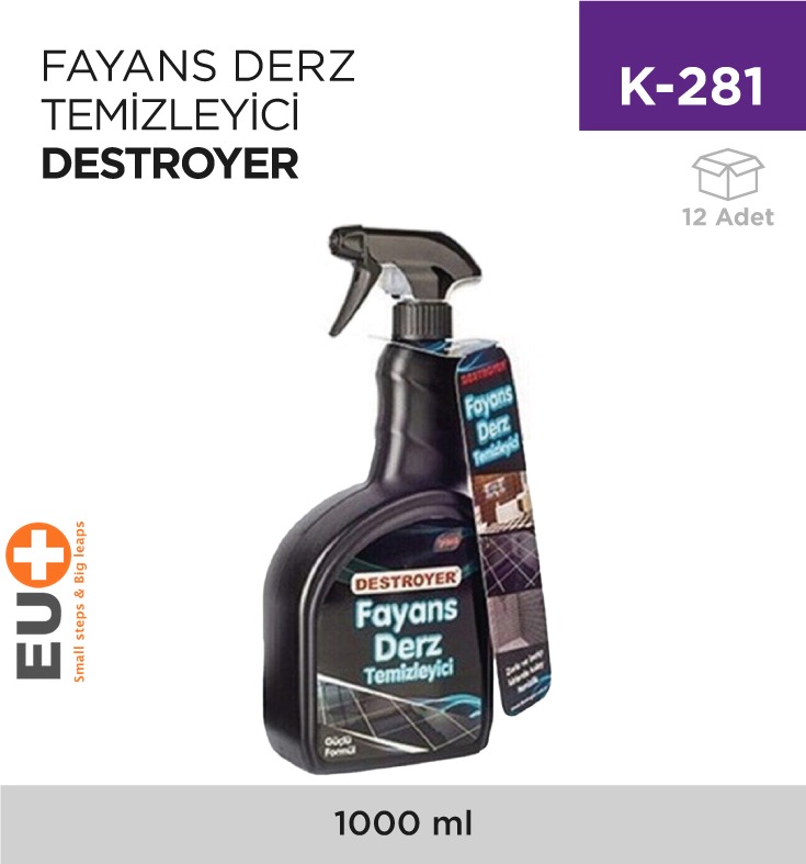 FAYANS DERZ TEMİZLEYİCİ DESTROYER 1000 ML