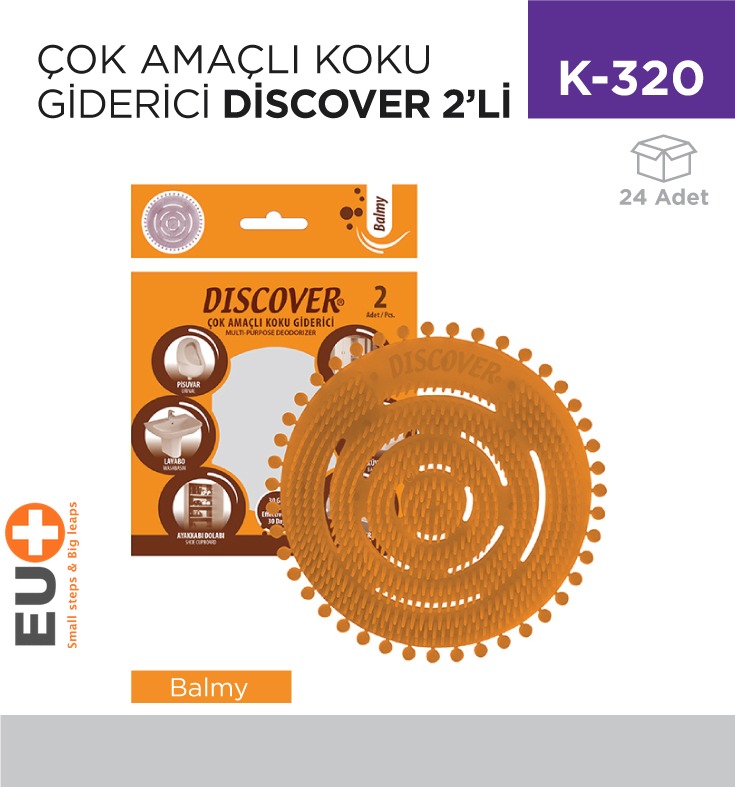 ÇOK AMAÇLI KOKU GİDERİCİ DİSCOVER 2Lİ (148-051-52-53)