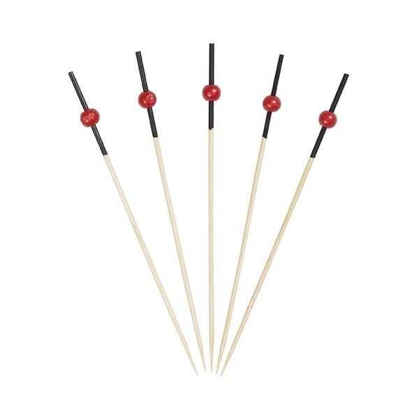 Kırmızı Top Bambu Kürdan 9 cm