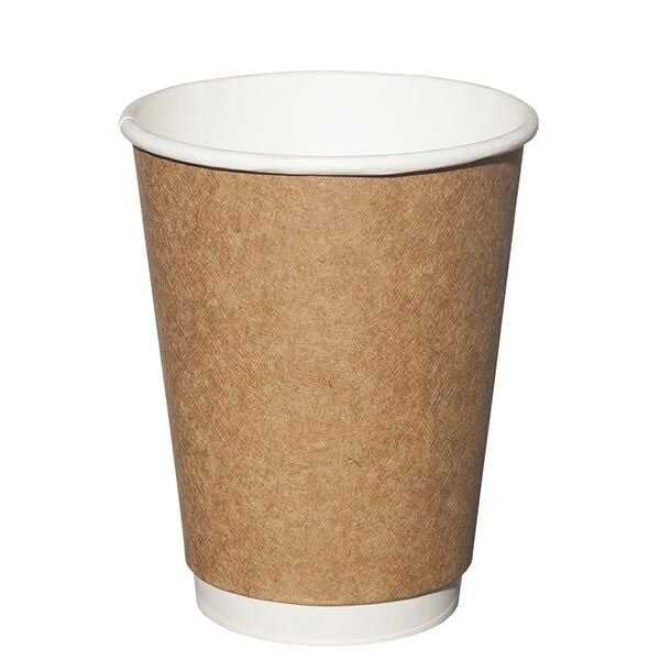14oz Kraft Double Wall Karton Bardak - Ekstra Kalın