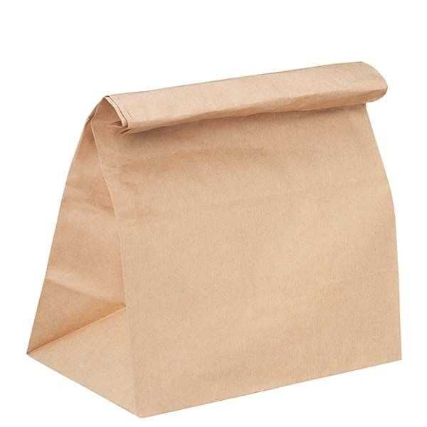 Sapsız Kraft Taşıma Torbası Büyük Boy 27x16x28 cm