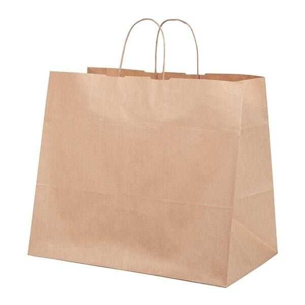 Ekonomik Kraft Naturel Çanta Jumbo Boy 36x24x30 cm