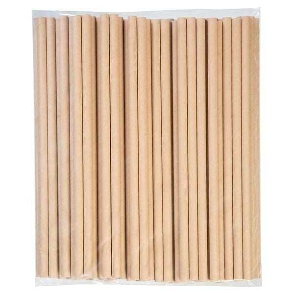 Kraft Frozen Kağıt Pipet 8mmx23cm