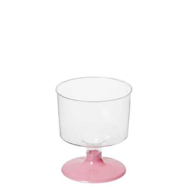 Ayaklı Shot Bardağı Pembe 50cc