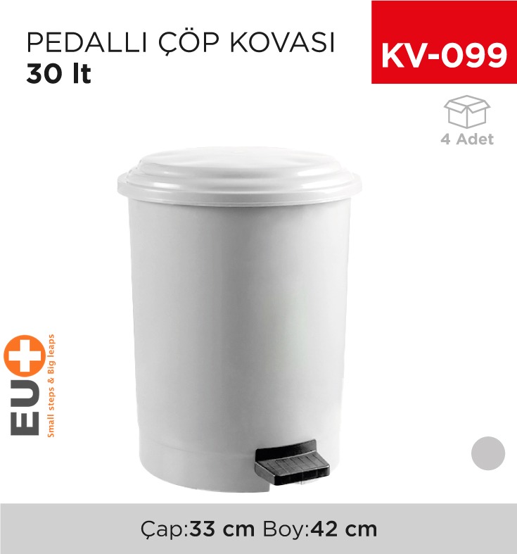 PEDALLI ÇÖP KOVASI 30 LT (AFORM)