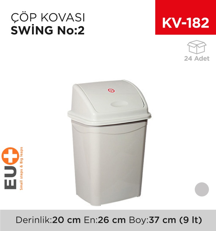 SWİNG ÇÖP KOVASI NO:2 (9 LT) (UP 116)