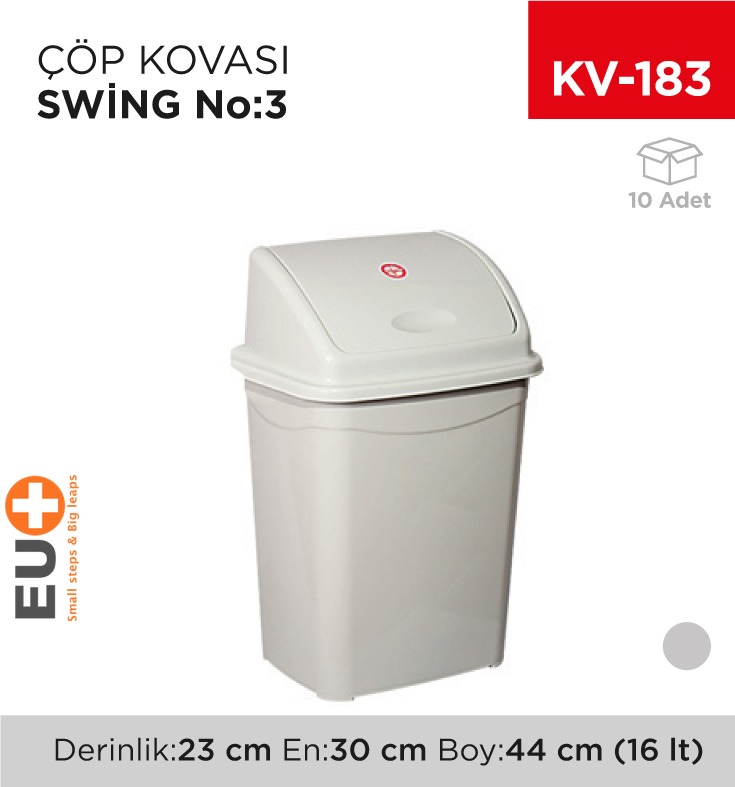 SWİNG ÇÖP KOVASI NO:3 (16 LT) (UP 118)