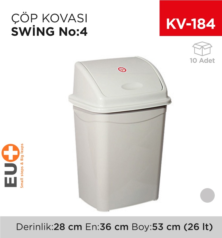 SWİNG ÇÖP KOVASI NO:4 (26 LT) (UP 120)