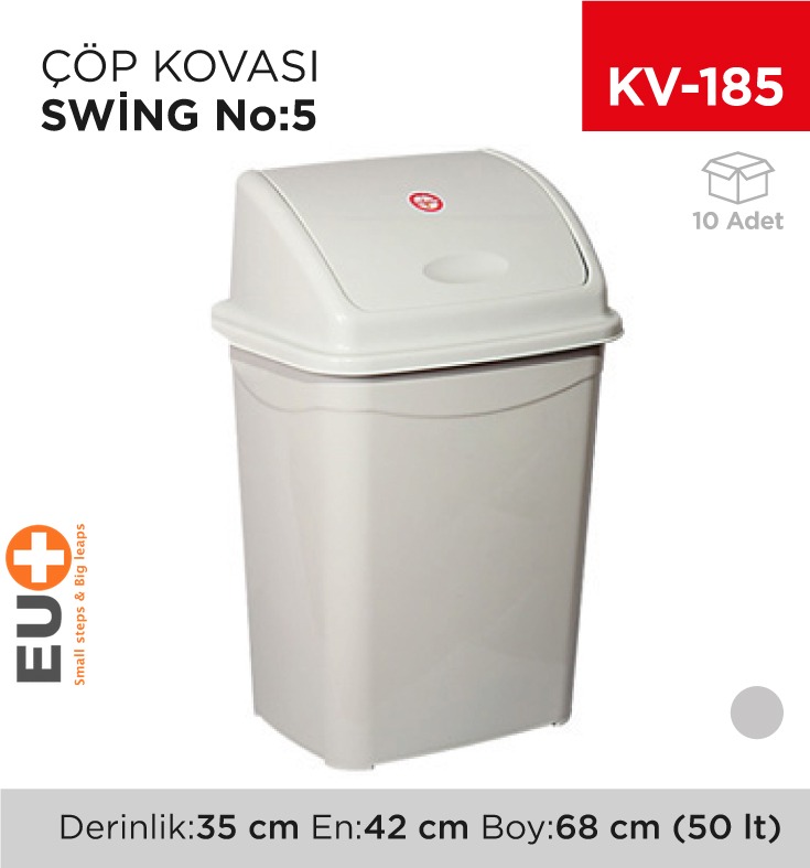 SWİNG ÇÖP KOVASI NO:5 (50 LT) (UP 122)