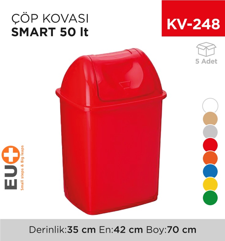 SMART ÇÖP KOVASI 50 LT (4195)