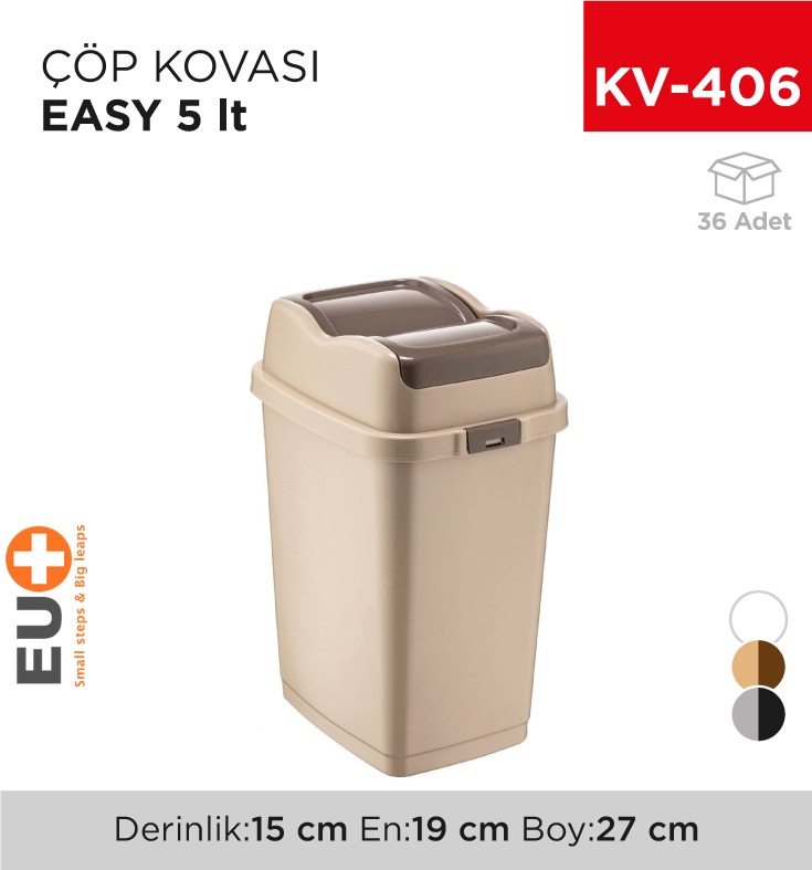 EASY ÇÖP KOVASI 5 LT (09711)