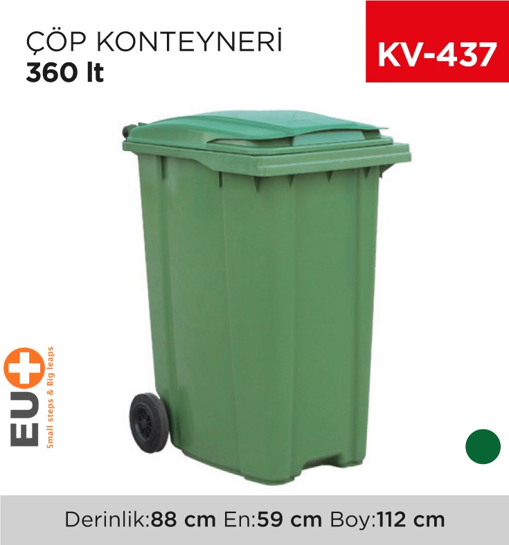 ÇÖP KONTEYNERİ 360 LT