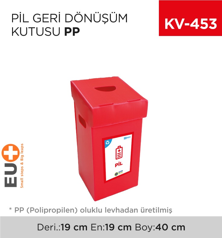 PİL GERİ DÖNÜŞÜM KUTUSU PP