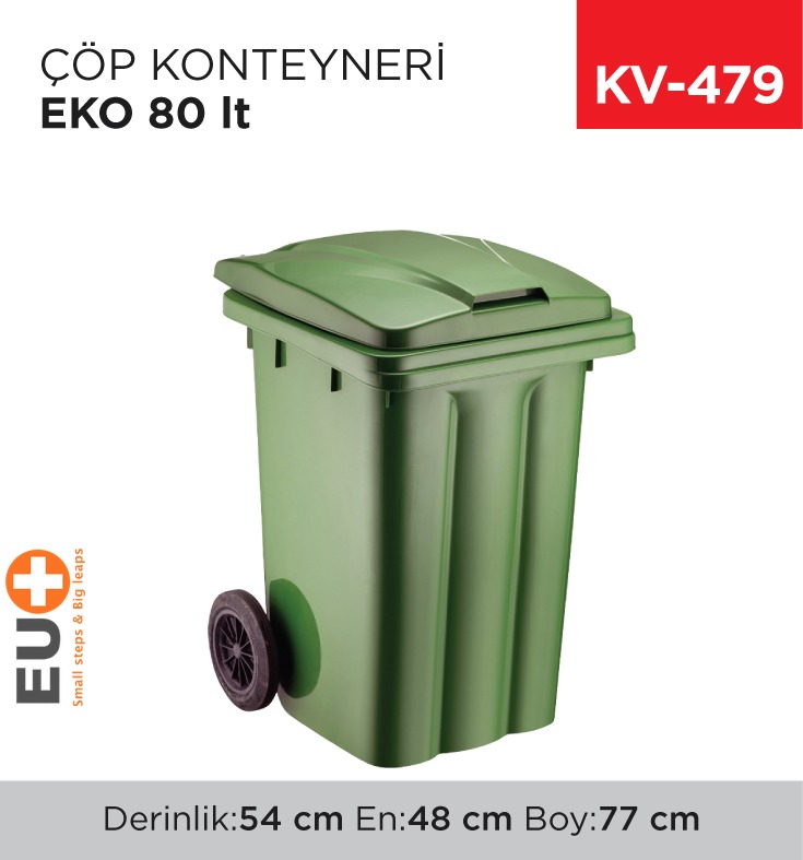 ÇÖP KONTEYNERİ EKO 80 LT (6503)