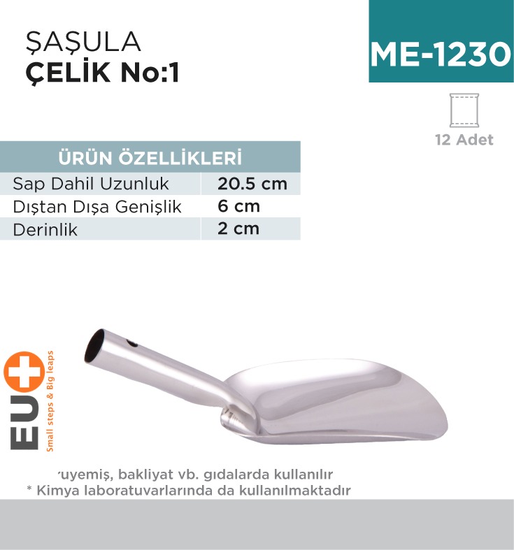 +ŞAŞULA ÇELİK NO:1 (20.5 CM) (SSL-1)