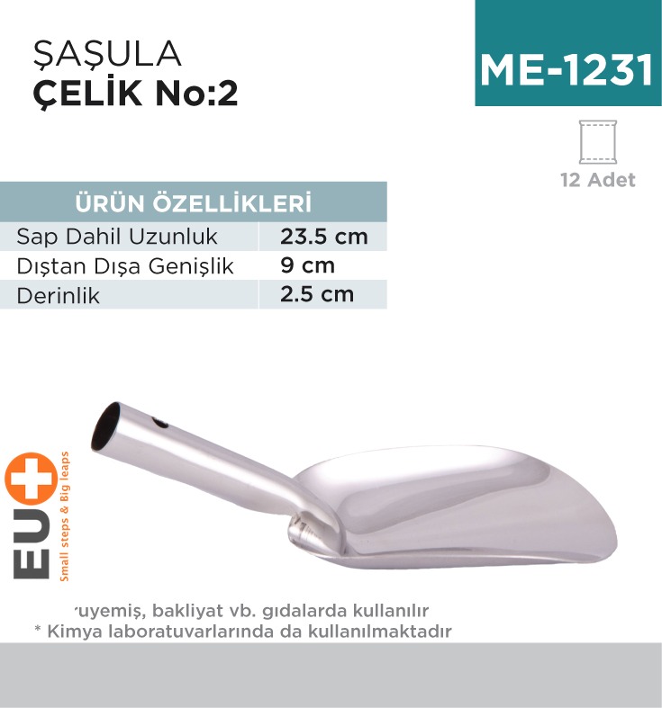 +ŞAŞULA ÇELİK NO:2 (23.5 CM) (SSL-2)