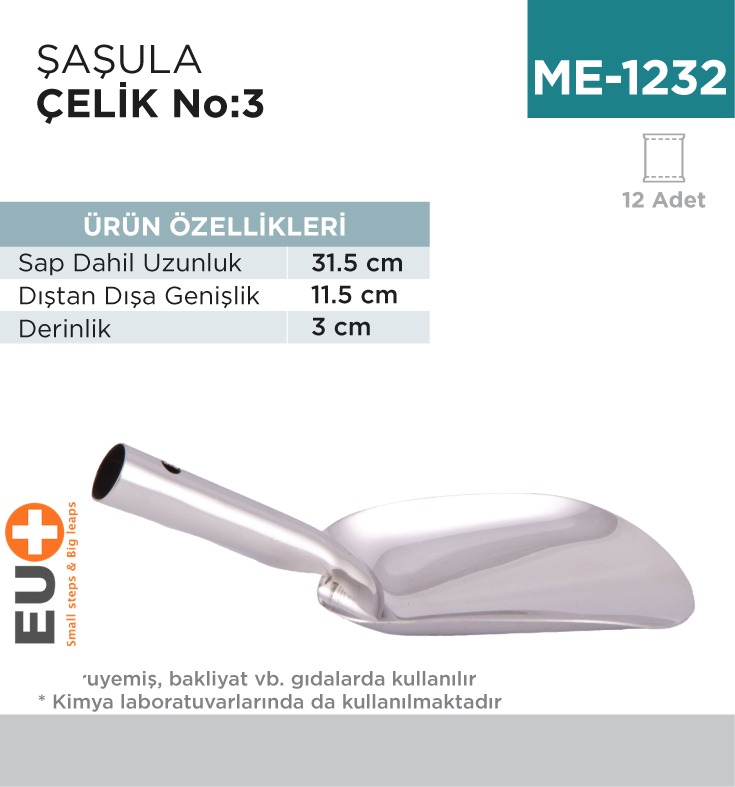 ŞAŞULA ÇELİK NO:3 (31.5 CM) (SSL-3)