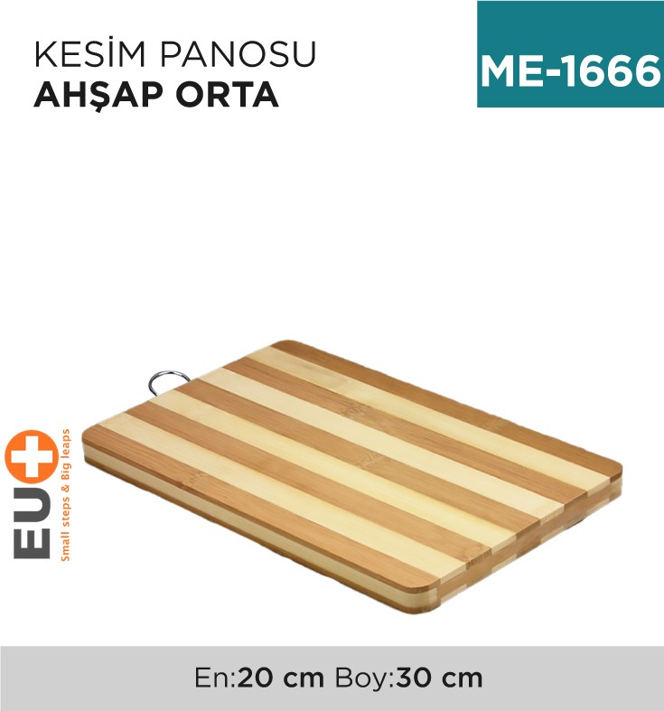 KESİM PANOSU AHŞAP ORTA  20*30 CM