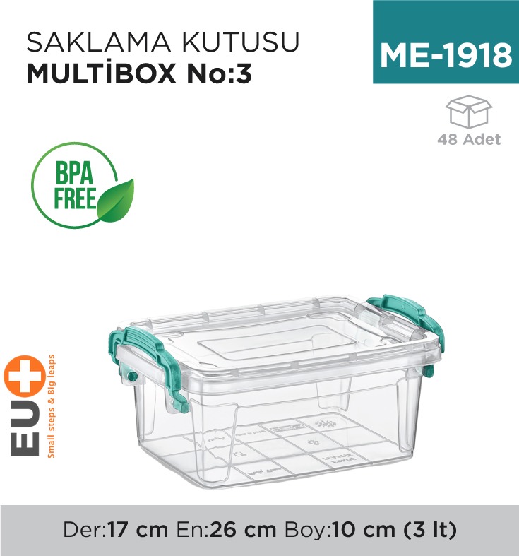 SAKLAMA KUTUSU M.BOX NO:3 (3 LT) (E-502)