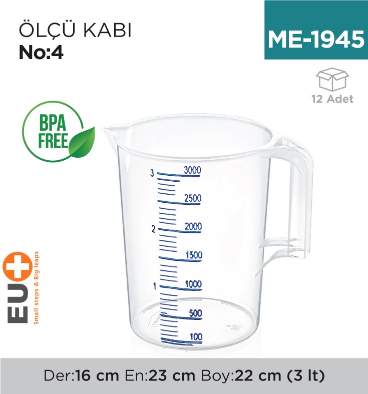 ÖLÇÜ KABI NO:4 (3 LT) (4588)