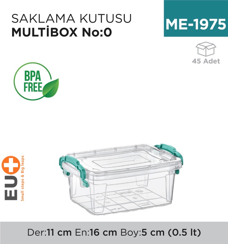 SAKLAMA KUTUSU M.BOX NO:0 (0.5 LT) (E-499)