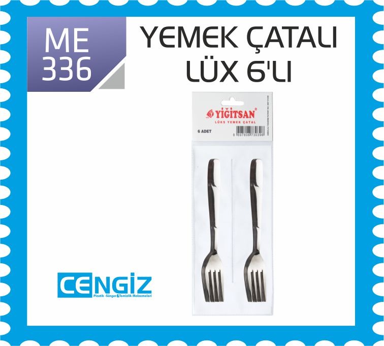 YEMEK ÇATALI LÜX 6 LI